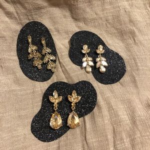 Set of 3 earrings